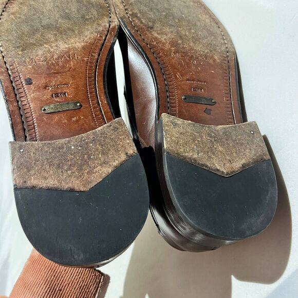 MEZLAN Leather Genuine Crocodile Alligator Loafers Shoes Boots 13 Vintage main image 15